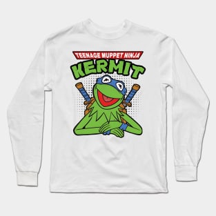 Teenage Muppet Ninja Kermit Long Sleeve T-Shirt